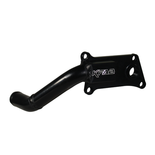 black aluminium engine adapter piece for rear-wheel-drive setup Honda